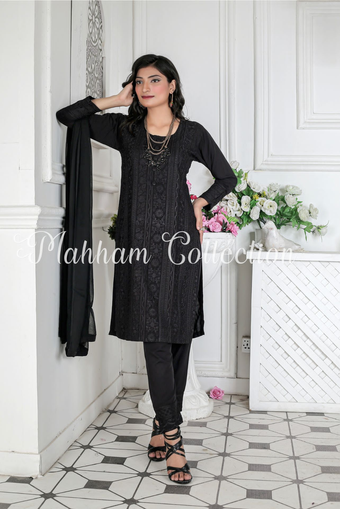 Linen clearance kameez design