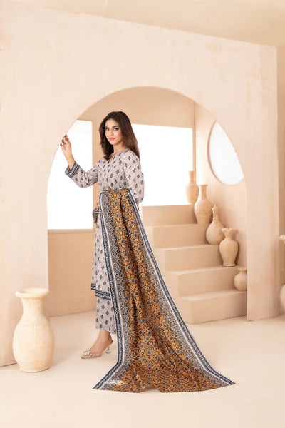 3 Piece Ready To Wear Tawakkal Khaddar Collection