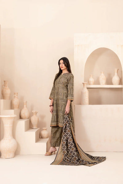 3 Piece Ready To Wear Tawakkal Khaddar Collection