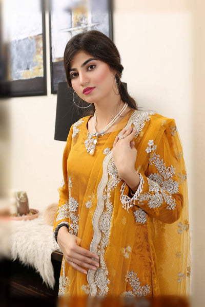 Mahham Luxury Collection Mustard  D-4