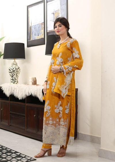 Mahham Luxury Collection Mustard  D-4