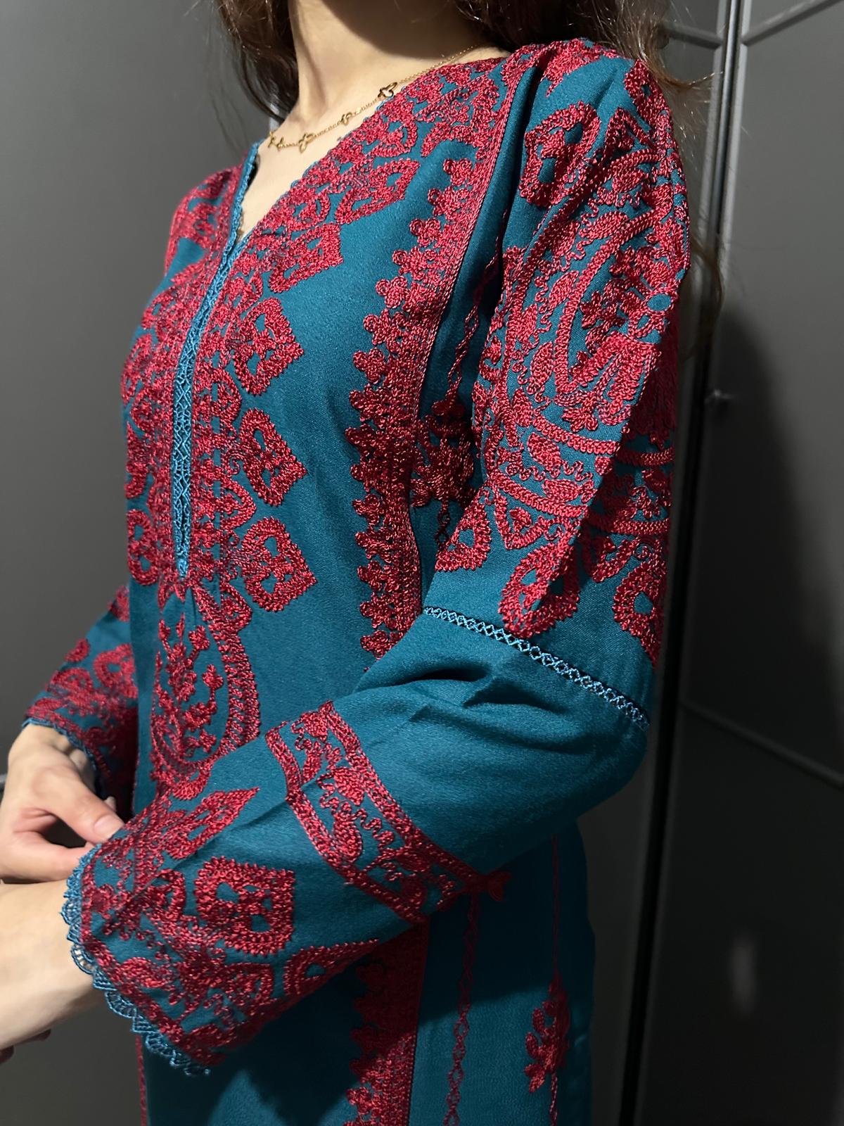 3 PIECE EMBROIDERED| DHANAK READY TO WEAR | SUIT WITH EMBROIDERED SHAWAL