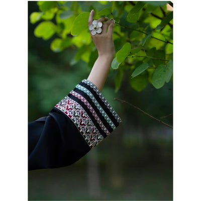 Black Embroidered Dhanak | with Pashmina Shawl Winter| Collection by Casuallite