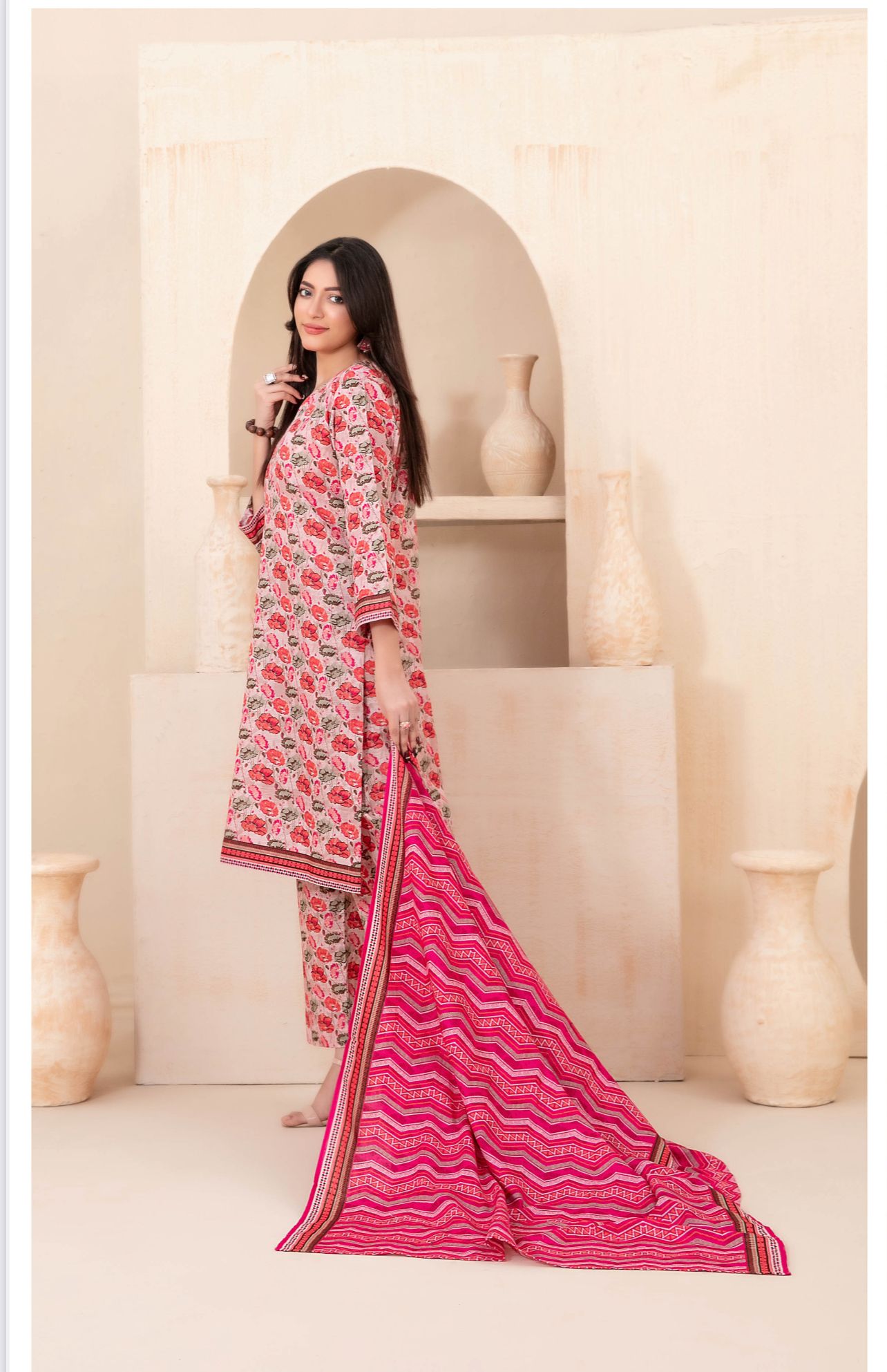 3 Piece Ready To Wear Tawakkal Khaddar Collection