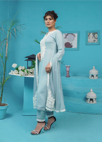 Mahham Luxury Chiffon Collection Mint D-19