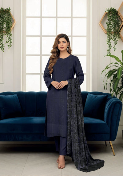 Doria Dhanak Winter | Collection Ready to Wear  With Plachi Shawal |  Asian Clothes