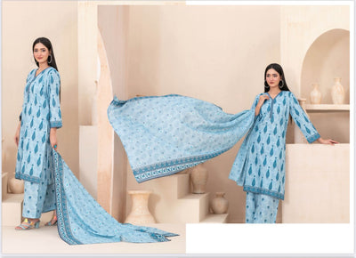 3 Piece Ready To Wear Tawakkal Khaddar Collection