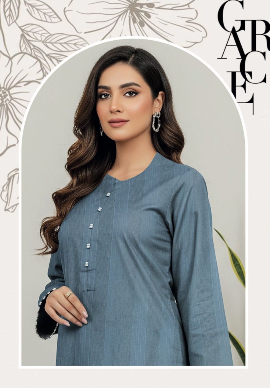 Doria Dhanak Winter | Collection Ready to Wear  With Plachi Shawal |  Asian Clothes