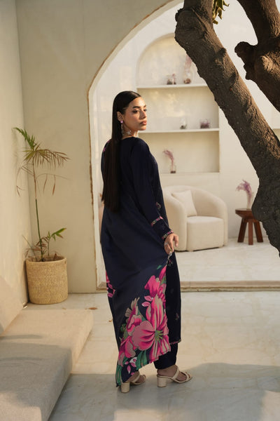 WINTER LINEN 3 PIECE| DESIGNER EMBROIDERED |READY TO WEAR SUIT