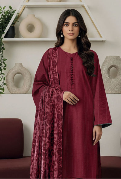 Doria Dhanak Winter | Collection Ready to Wear  With Plachi Shawal |  Asian Clothes