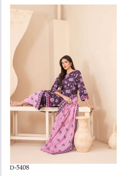 3 Piece Ready To Wear Tawakkal Khaddar Collection