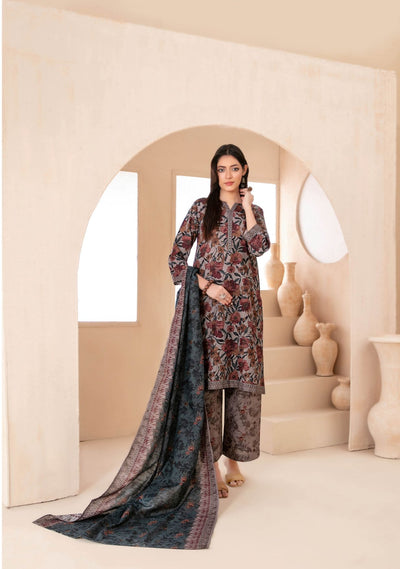 3 Piece Ready To Wear Tawakkal Khaddar Collection