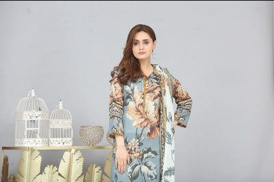 IZNIK Digital Printed Lawn Ready to Wear Collection