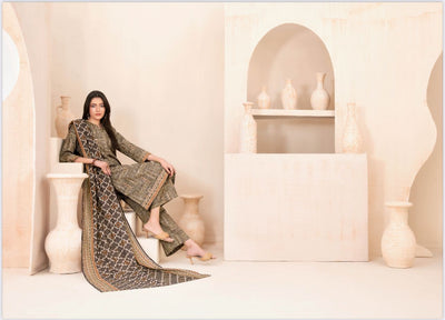3 Piece Ready To Wear Tawakkal Khaddar Collection