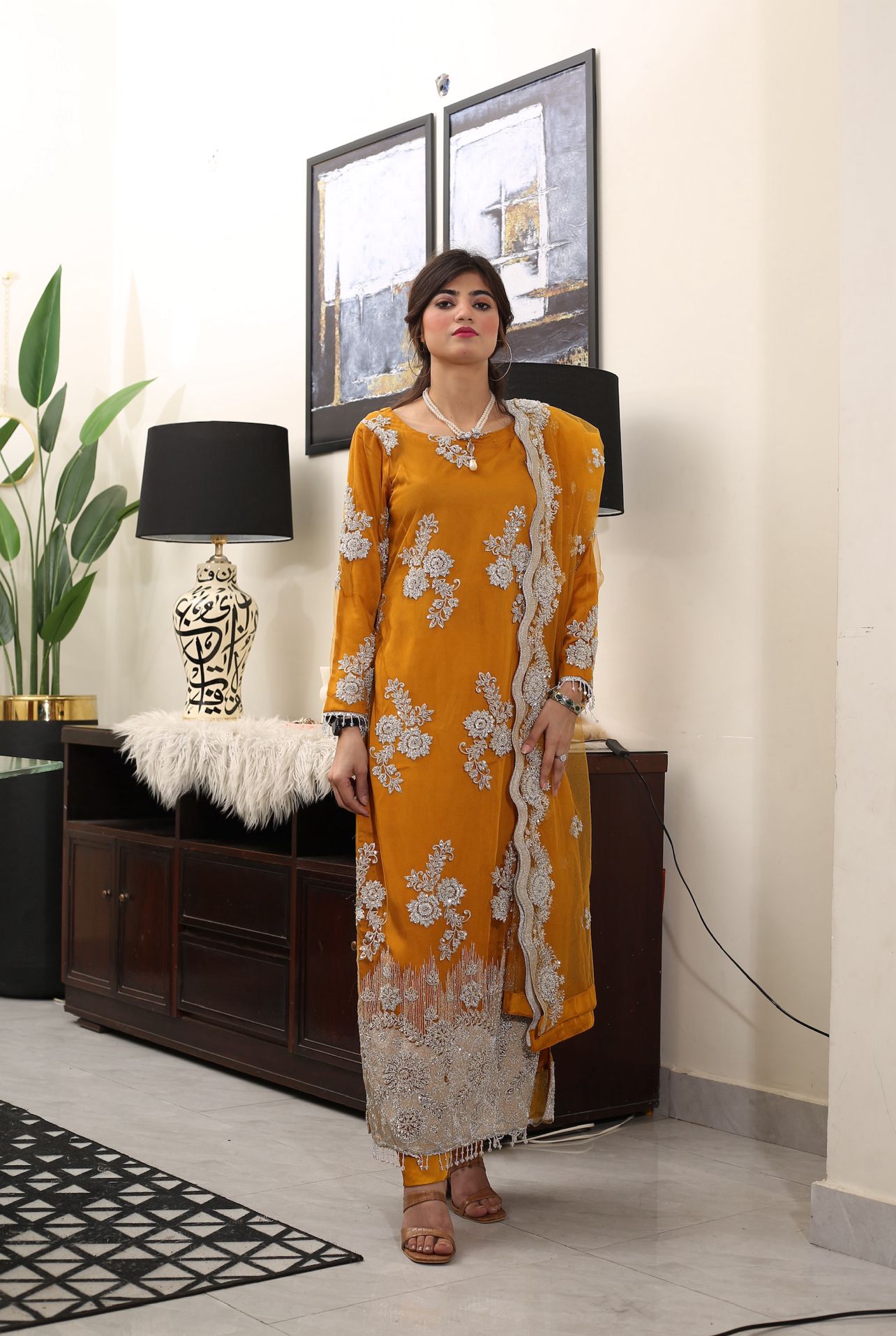 Mahham Luxury Collection Mustard  D-4