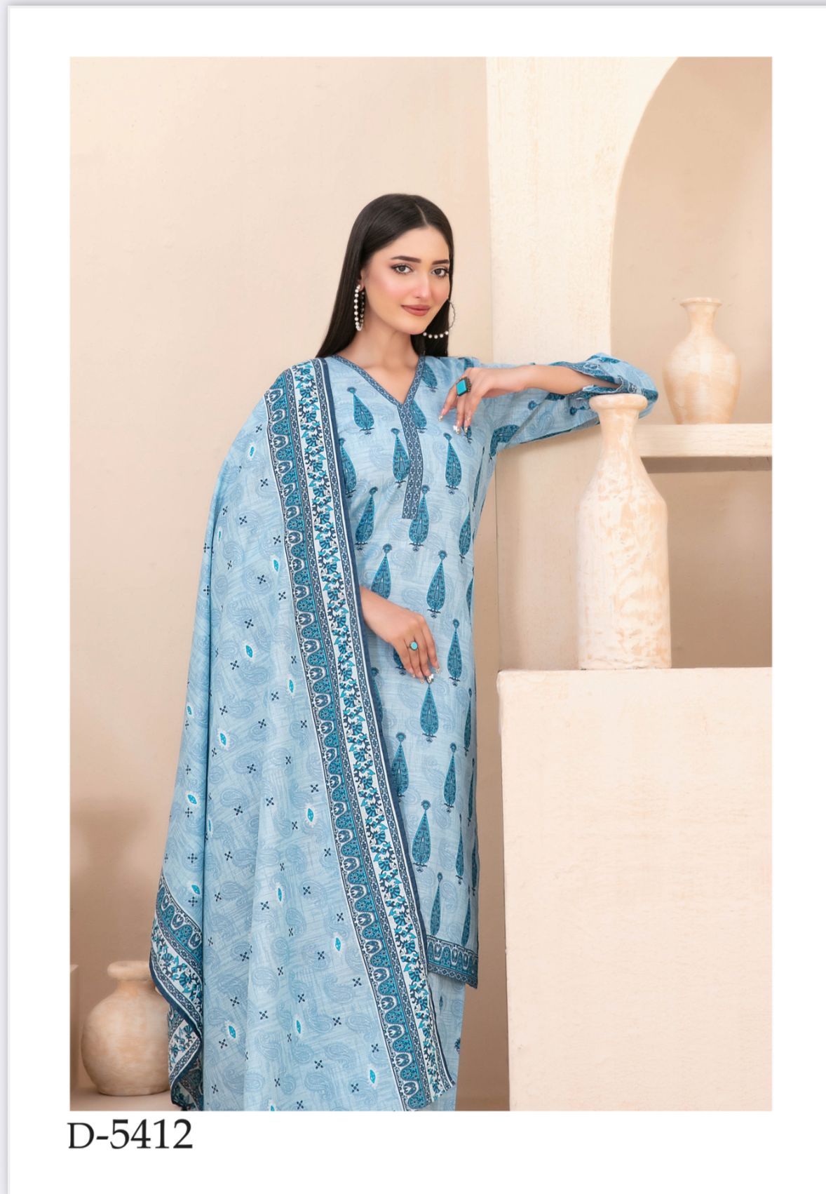 3 Piece Ready To Wear Tawakkal Khaddar Collection