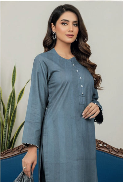 Doria Dhanak Winter | Collection Ready to Wear  With Plachi Shawal |  Asian Clothes