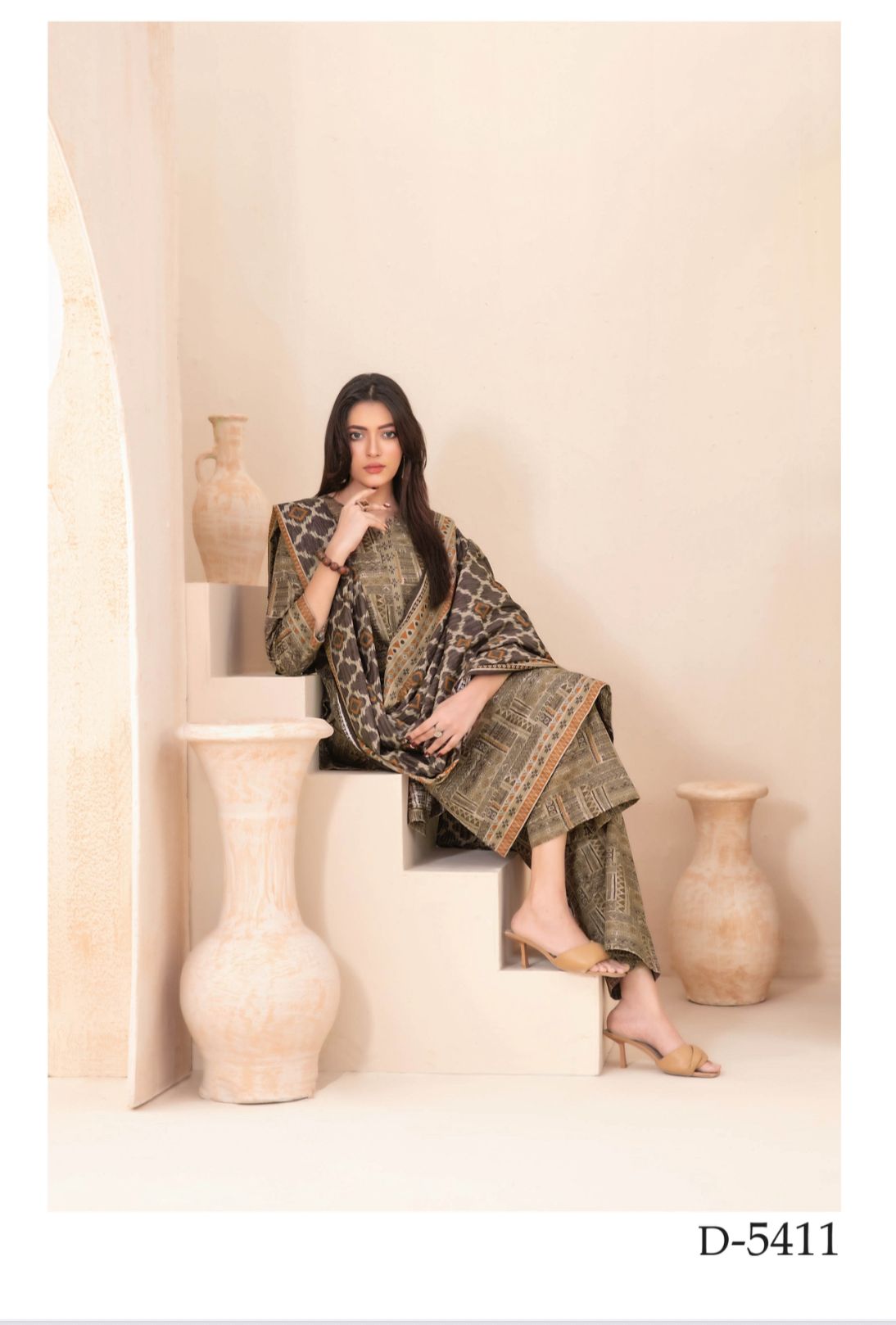 3 Piece Ready To Wear Tawakkal Khaddar Collection