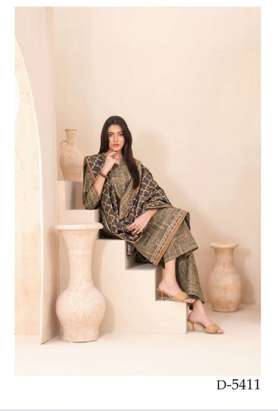 3 Piece Ready To Wear Tawakkal Khaddar Collection