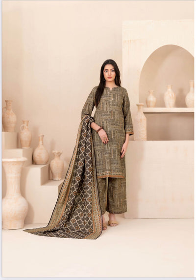 3 Piece Ready To Wear Tawakkal Khaddar Collection