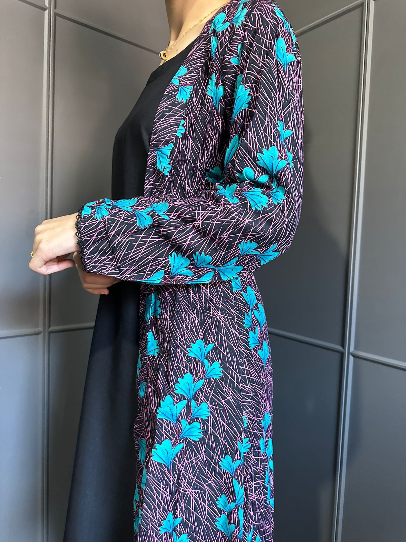 D-20 PLAIN SUITE WITH | PRINTED LINEN JACKET | READY TO WEAR 3 PC