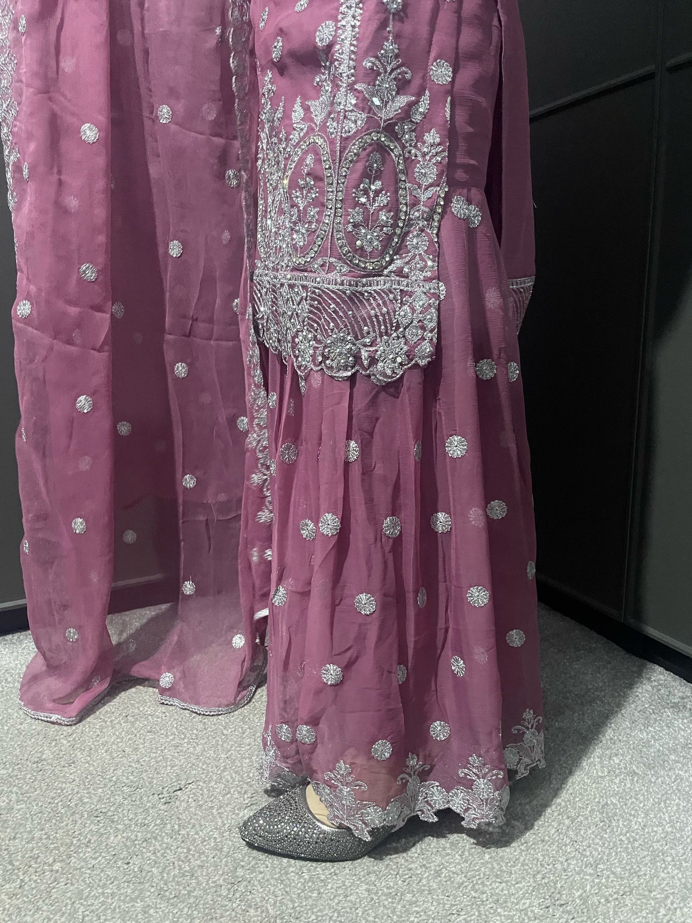 PINK - Mahham Luxury Chiffon Gharara Collection