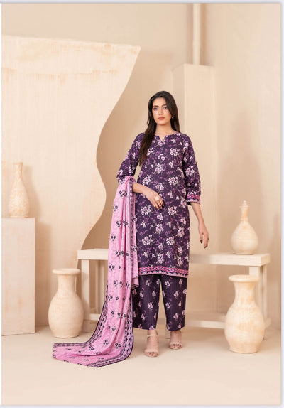 3 Piece Ready To Wear Tawakkal Khaddar Collection