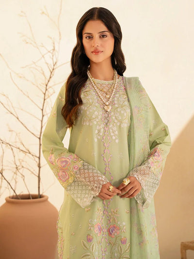 Raj Bari  Embroidered | Lawn Designer Suit With | Embroidered Dupatta