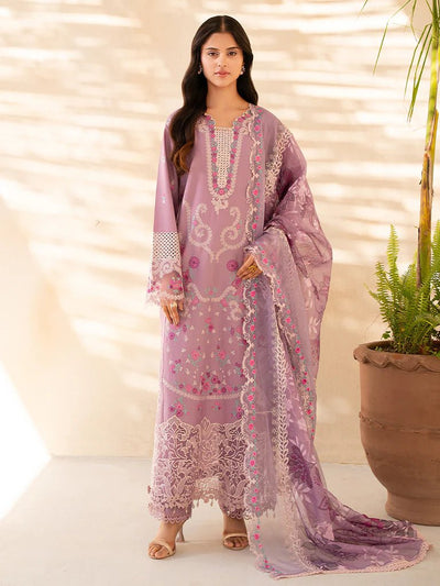 Raj Bari  Embroidered | Lawn Designer Suit With | Embroidered Dupatta