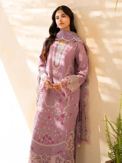 Raj Bari  Embroidered | Lawn Designer Suit With | Embroidered Dupatta