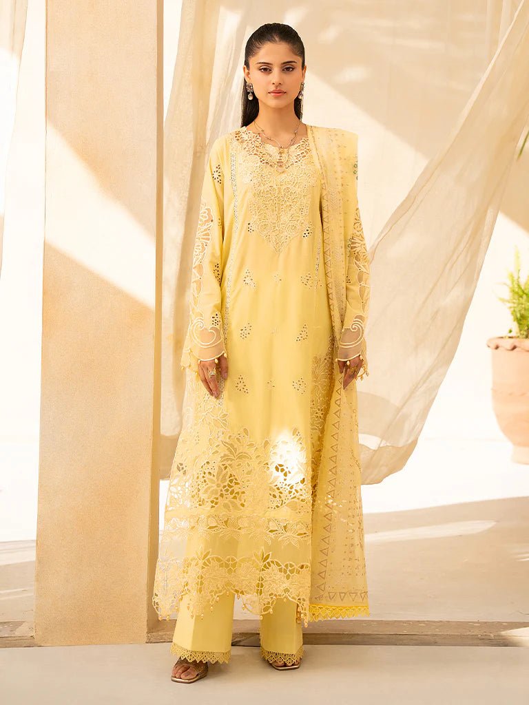 Raj Bari  Embroidered | Lawn Designer Suit With | Embroidered  Dupatta