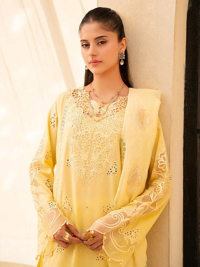 Raj Bari  Embroidered | Lawn Designer Suit With | Embroidered  Dupatta