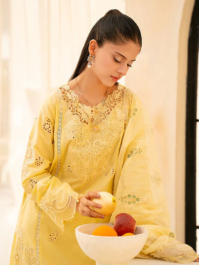 Raj Bari  Embroidered | Lawn Designer Suit With | Embroidered  Dupatta