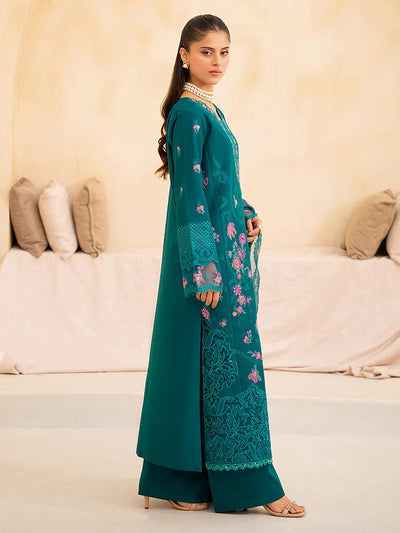 Raj Bari  Embroidered | Lawn Designer Suit With | Embroidered Dupatta