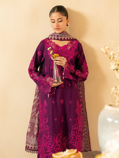 Raj Bari  Embroidered | Lawn Designer Suit With | Embroidered  Dupatta