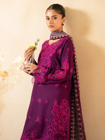 Raj Bari  Embroidered | Lawn Designer Suit With | Embroidered  Dupatta
