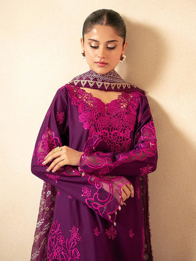 Raj Bari  Embroidered | Lawn Designer Suit With | Embroidered  Dupatta