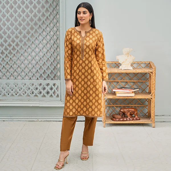 Gold Linen Block Prints Limelight