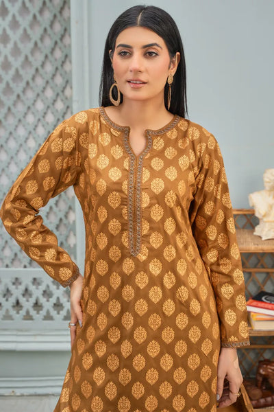 Gold Linen Block Prints Limelight