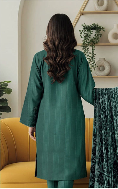 Doria Dhanak Winter | Collection Ready to Wear  With Plachi Shawal |  Asian Clothes