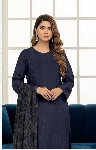 Doria Dhanak Winter | Collection Ready to Wear  With Plachi Shawal |  Asian Clothes