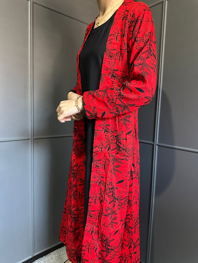 D-22 PLAIN SUITE WITH | PRINTED LINEN JACKET | READY TO WEAR 3 PC