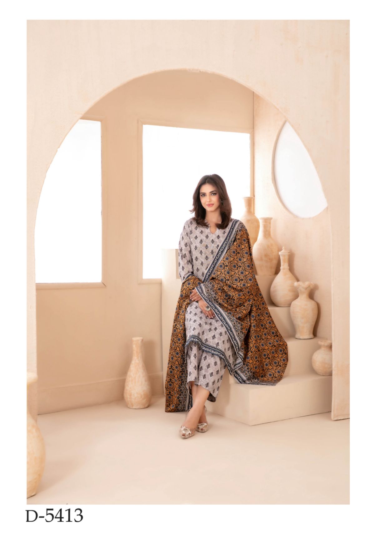 3 Piece Ready To Wear Tawakkal Khaddar Collection