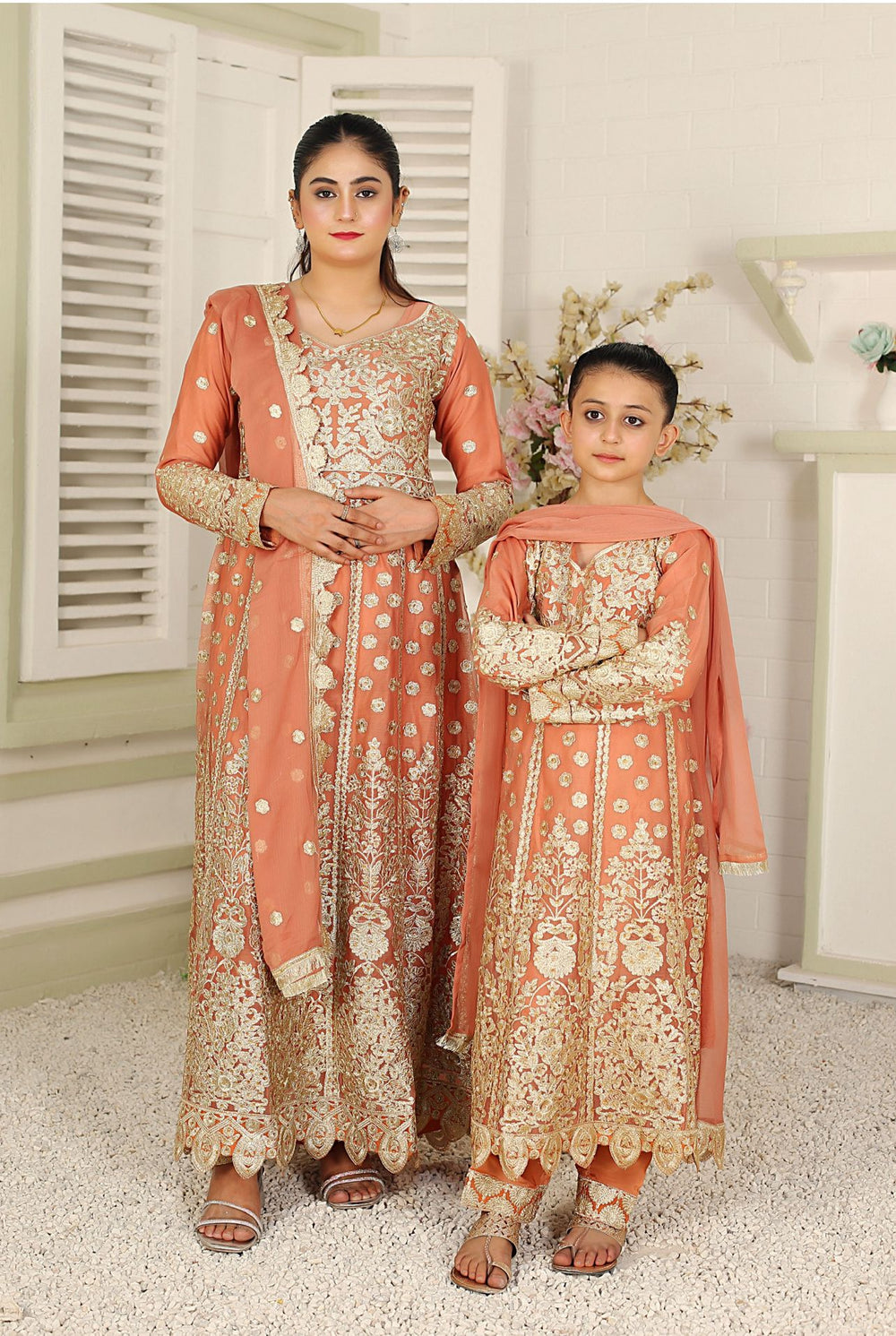 Mommy fashion and me indian dresses