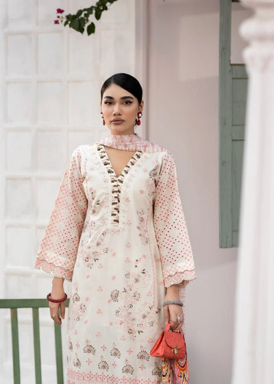 Luxury Embroidered Cotton Festive Edition Off-White AL-858