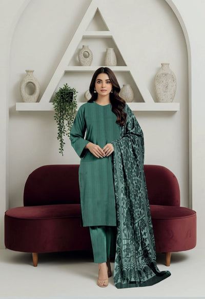 Doria Dhanak Winter | Collection Ready to Wear  With Plachi Shawal |  Asian Clothes