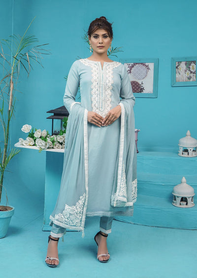 Mahham Luxury Chiffon Collection Mint D-19