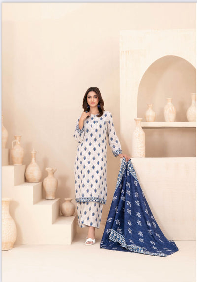 3 Piece Ready To Wear Tawakkal Khaddar Collection