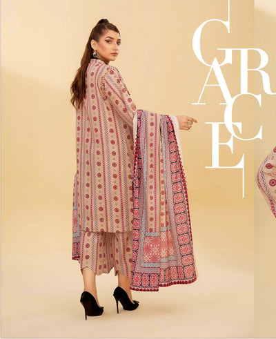 3 PIECE - UNSTITCHED DIGITAL PRINTED KHADDAR BY AIZAL SUIT