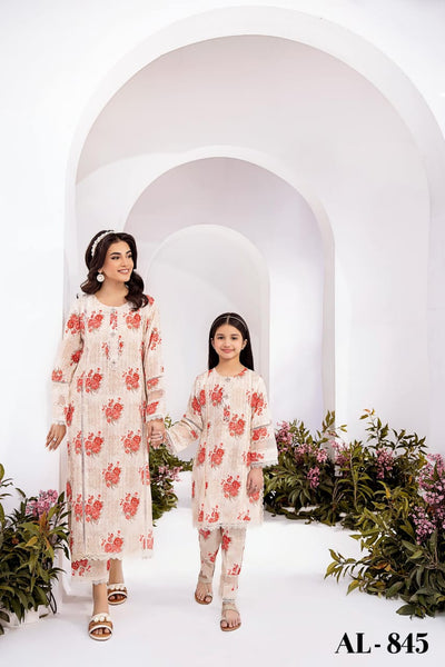 AL-403 - Readymade - Kids Jacquard Luxury Lawn Collection by Ally's 2024